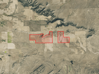 Map of 475 & 365 Shepherd Acton Rd: 1372.62 acres West of Acton