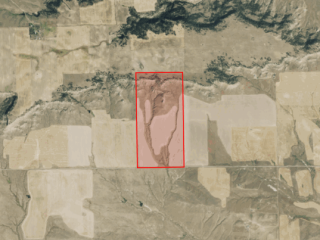 Map of 475 Shepherd Acton: 324.56 acres NE of Acton