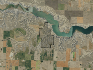 Map of 618 Fowler Road East: 1014 acres SE of Shelby