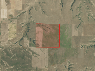 Map of 644 Acres in Golden Valley: 644 acres SW of Ryegate