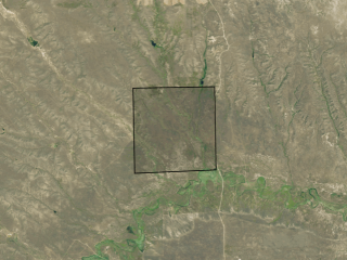 Map of 664 Acres in Musselshell County: 664 acres North of Musselshell