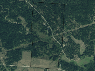 Map of 71 Green Mountain Road: 300.19 acres NW of Trout Creek