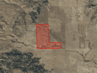 Map of 802 Deadmans Canyon Road: 400 acres North of Big Timber