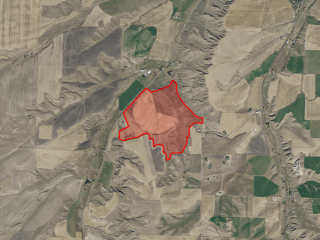 Map of 8560 Camp Creek: 320.644 acres West of Bozeman