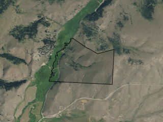 Map of 91 Upper Willow Creek Road: 206 acres West of Philipsburg