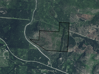Map of Ashley Lake Road: 328.61 acres SW of Kalispell