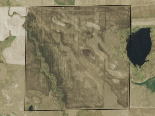 Map of Battle Butte 640: 640 acres SE of Rapelje