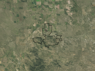 Map of Beach Farms: 8144 acres NE of Ekalaka