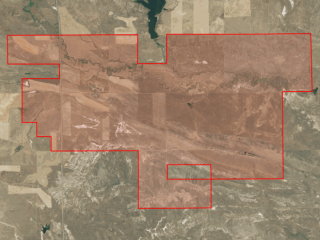 Map of Bear Creek Ranch Grass Range: 6024 acres North of Grass Range