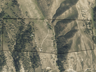 Map of Bear Gulch Ranch: 111.219 acres East of Townsend