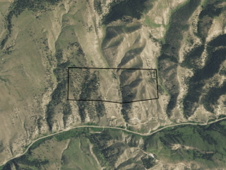 Map of Bear Gulch Ranch: 111.219 acres East of Townsend