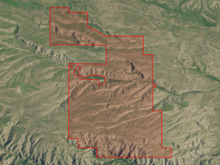 Map of Beartooth Mountain View Ranch: 4191 acres West of Absarokee