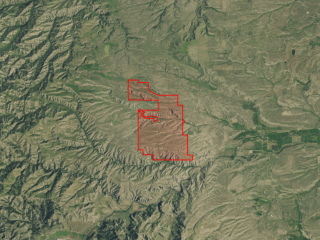 Map of Beartooth Mountain View Ranch: 4191 acres West of Absarokee