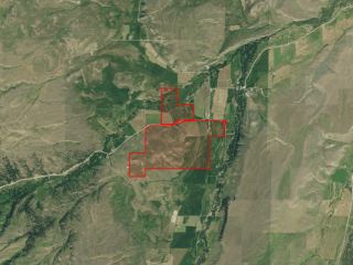 Map of Beartooth Overlook: 678 acres SW of Fishtail