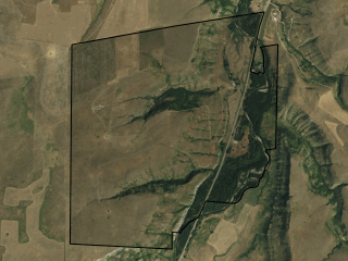 Map of Belt Valley Cattle Ranch: 1274 acres South of Belt