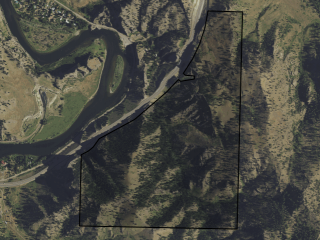 Map of Big Belt Elk Camp: 271.42 acres SW of Cascade