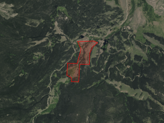Map of Big Hole River Ranch: 515 acres SW of Jackson