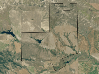 Map of Big Sage Ranch: 1280 acres North of Winnett