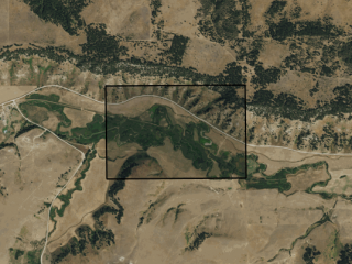 Map of Bird Hunters Paradise: 240 acres SE of Lewistown