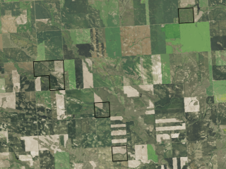 Map of Bloomfield Parcels: 953 acres NE of Bloomfield