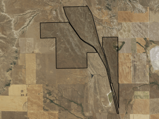 Map of Broadview Grass Unit: 1733 acres South of Lavina