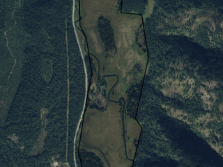 Map of Bull River Chalet: 233 acres North of Noxon