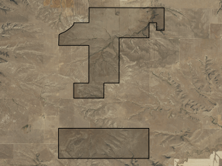 Map of C/N Ranch - Entire: 4431 acres SW of Ryegate