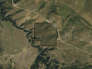 Map of Canyon Rim Ranch: 296.213 acres North of Monarch
