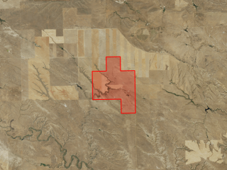 Map of Central Montana Farm Auction: 1280 acres NE of Roundup