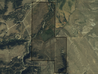 Map of Circle Bar Ranch: 520 acres SW of Utica