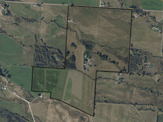 Map of Circle L Ranch: 244.1 acres East of Stevensville