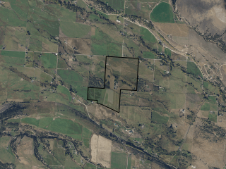 Map of Circle L Ranch: 244.1 acres East of Stevensville