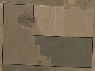 Map of Corner 4th Road: 640 acres South of Choteau