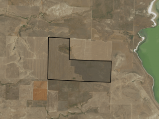 Map of Corner 4th Road: 640 acres South of Choteau