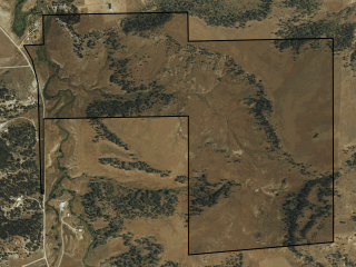 Map of Dean Creek Ranch: 405.103 acres SE of Lavina