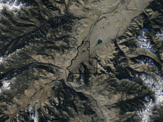 Map of Dome Mountain Ranch: 5329 acres Paradise Valley