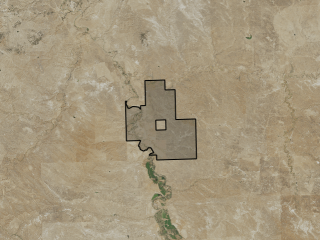 Map of Drop Tine Ranch: 3600 acres North of Melstone
