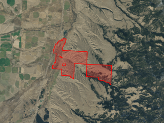 Map of Dry Cottonwood Creek Ranch: 3396 acres South of Deer Lodge