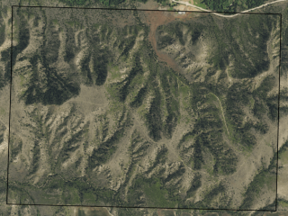 Map of Dry Creek Road: 493.4 acres SE of Townsend