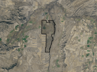 Map of E Lazy V Ranch: 7034 acres SE of Three Forks