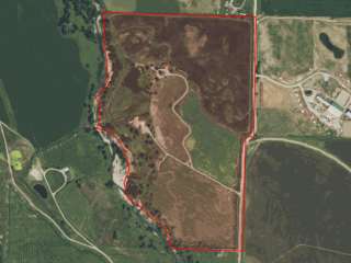 Map of East Gallatin River Preserve: 86.53 acres East of Belgrade