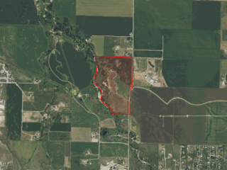 Map of East Gallatin River Preserve: 86.53 acres East of Belgrade