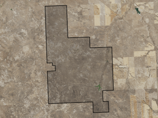 Map of East Montana Grass Ranch: 21991 acres NW of Miles City
