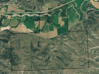 Map of Elarton Elk Hunting Ranch: 931 acres West of Musselshell