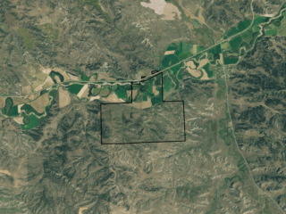 Map of Elarton Elk Hunting Ranch: 931 acres West of Musselshell