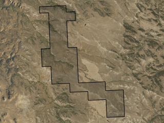 Map of Elk Trail Ranch: 1485 acres SW of Broadus