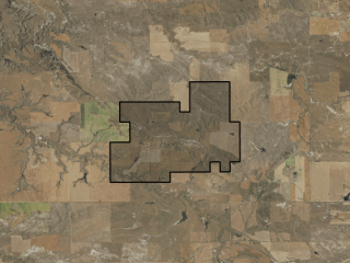 Map of Fergus County Farm & Ranch: 2767 acres NE of Winifred