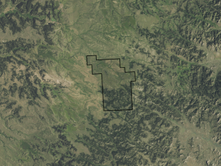 Map of Fire Creek Ranch: 2160 acres West of Brodus