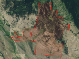 Map of Flathead Lake Overlook: 1367 acres North of Dayton