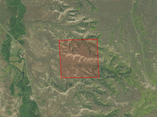 Map of Forsyth Hunting Land: 640 acres SE of Forsyth